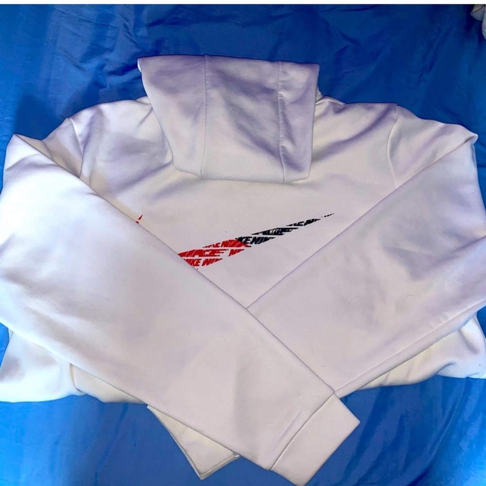 Nike White Dri-Fit Hoodie